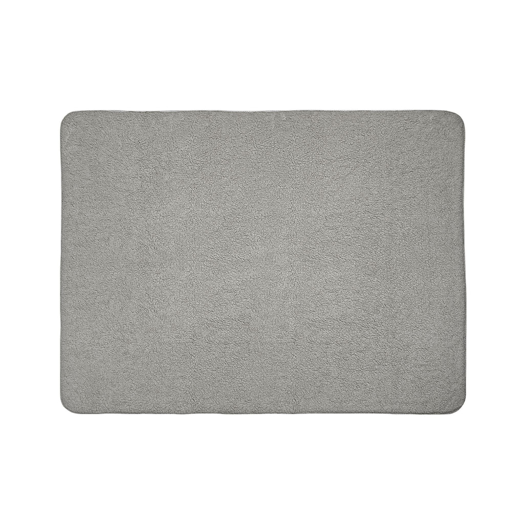 Floral Cross Fleece Sherpa Blanket | Christian Faith, White Roses