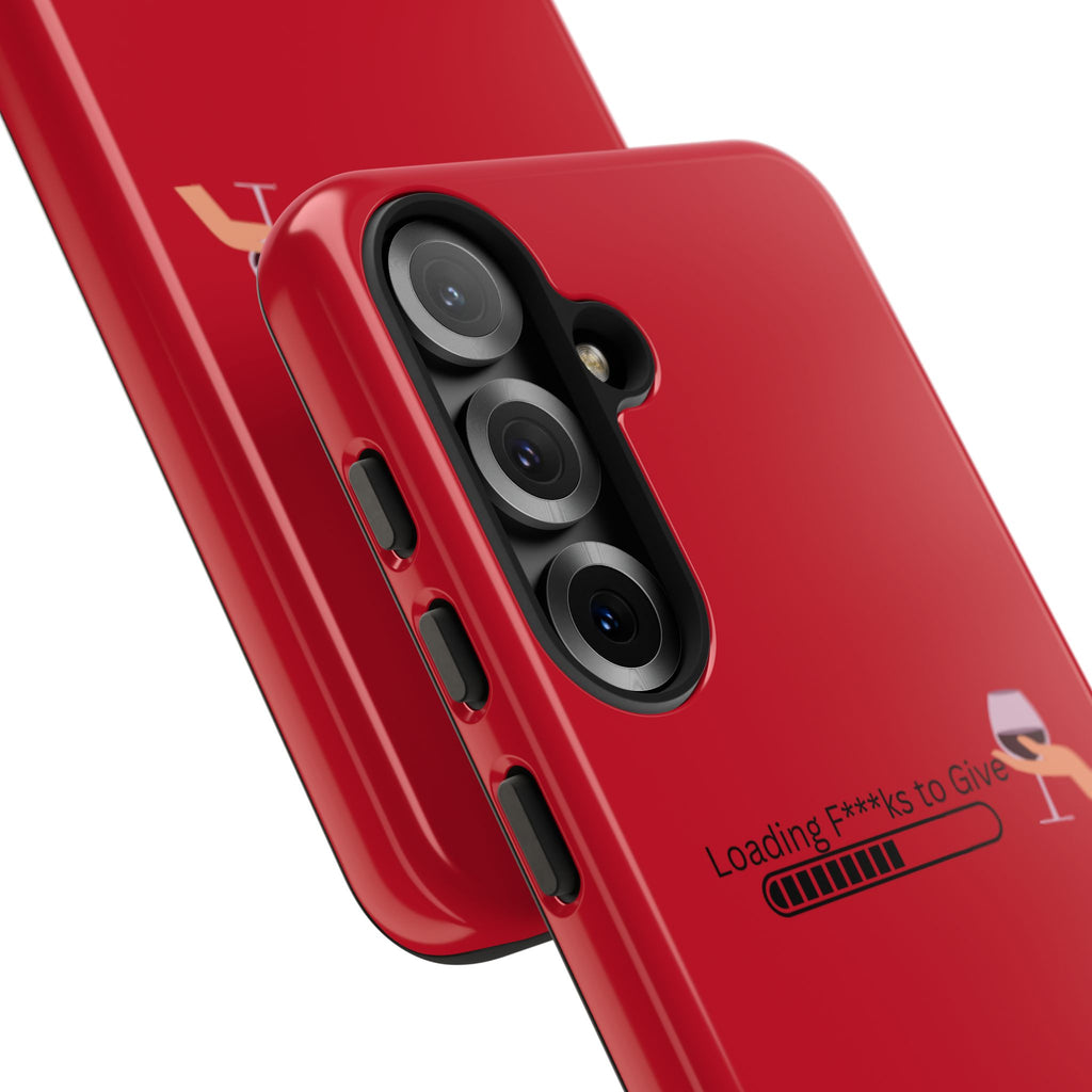 Loading F***s to Give, Tough Case | red phone case