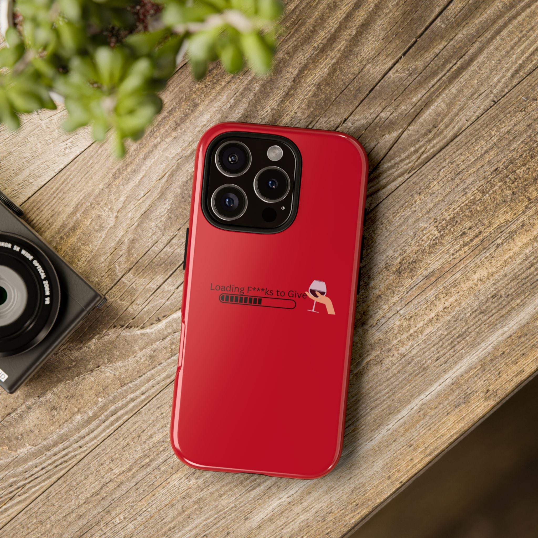 Loading F***s to Give, Tough Case | red phone case