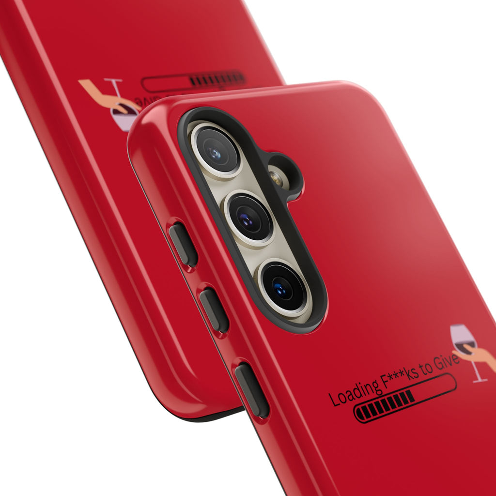 Loading F***s to Give, Tough Case | red phone case