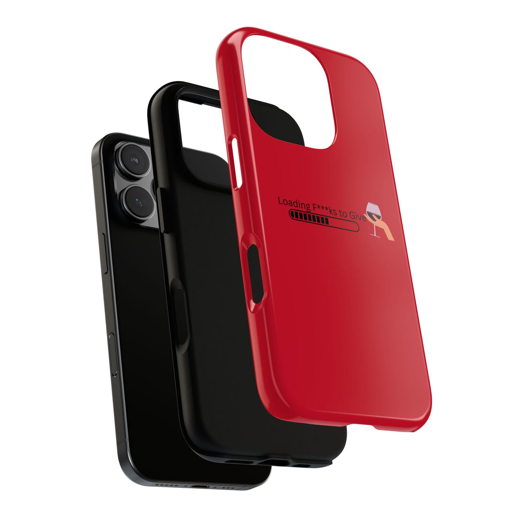 Loading F***s to Give, Tough Case | red phone case