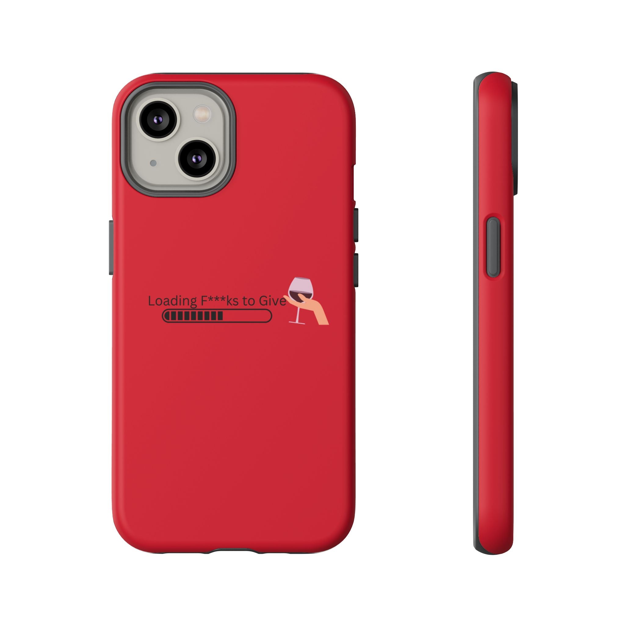 Loading F***s to Give, Tough Case | red phone case