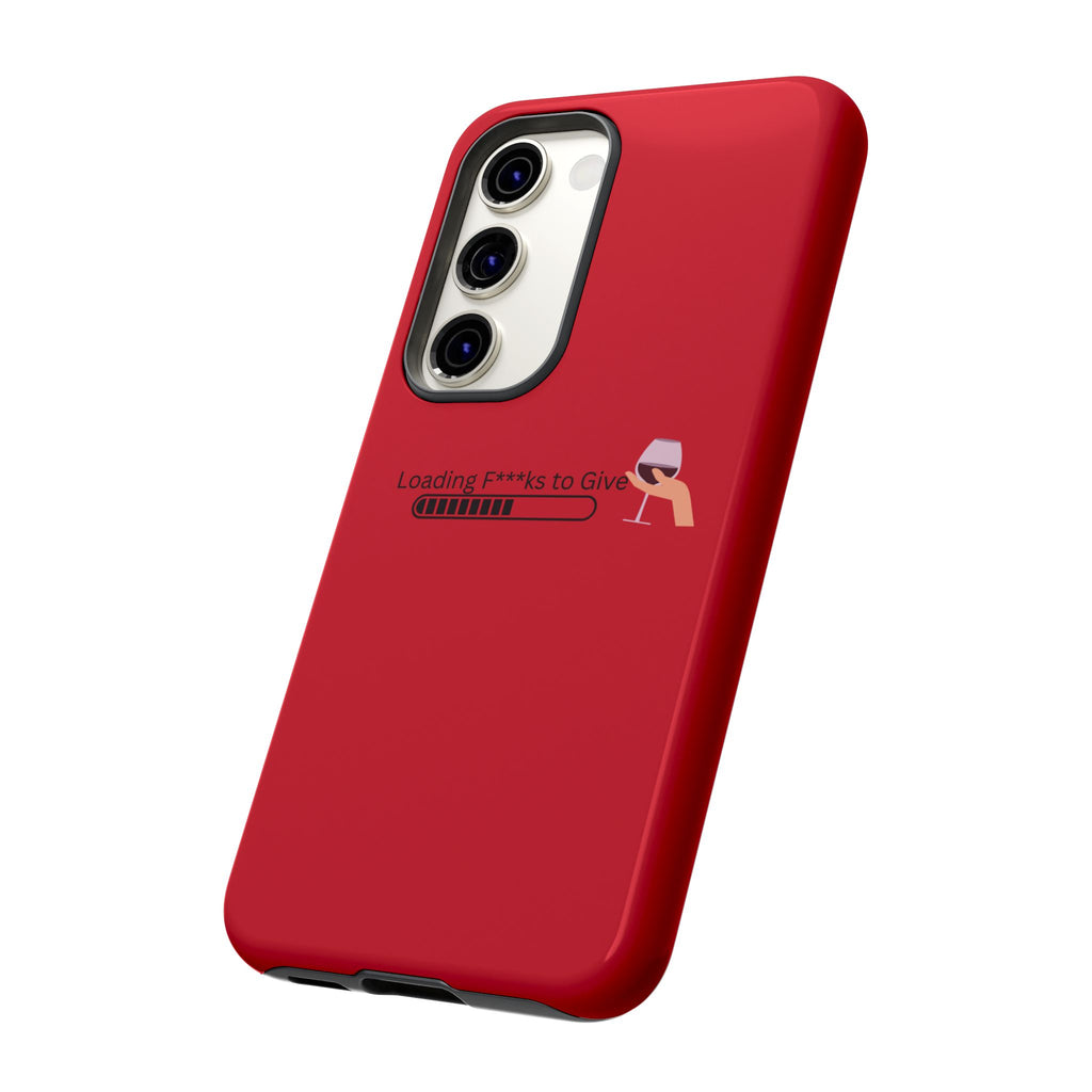 Loading F***s to Give, Tough Case | red phone case