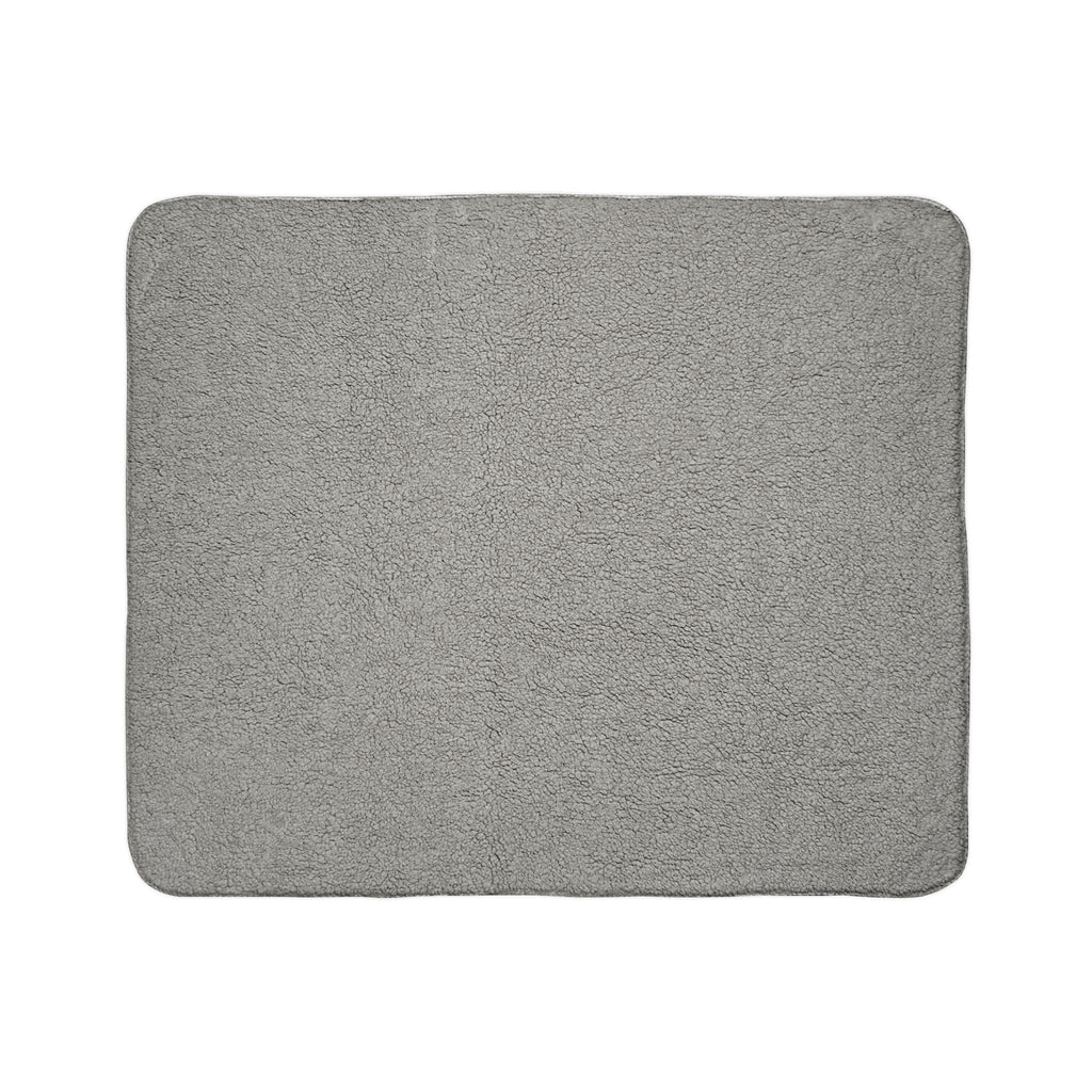 Floral Cross Sherpa Blanket — Soft Fleece Throw for Faith & Comfort