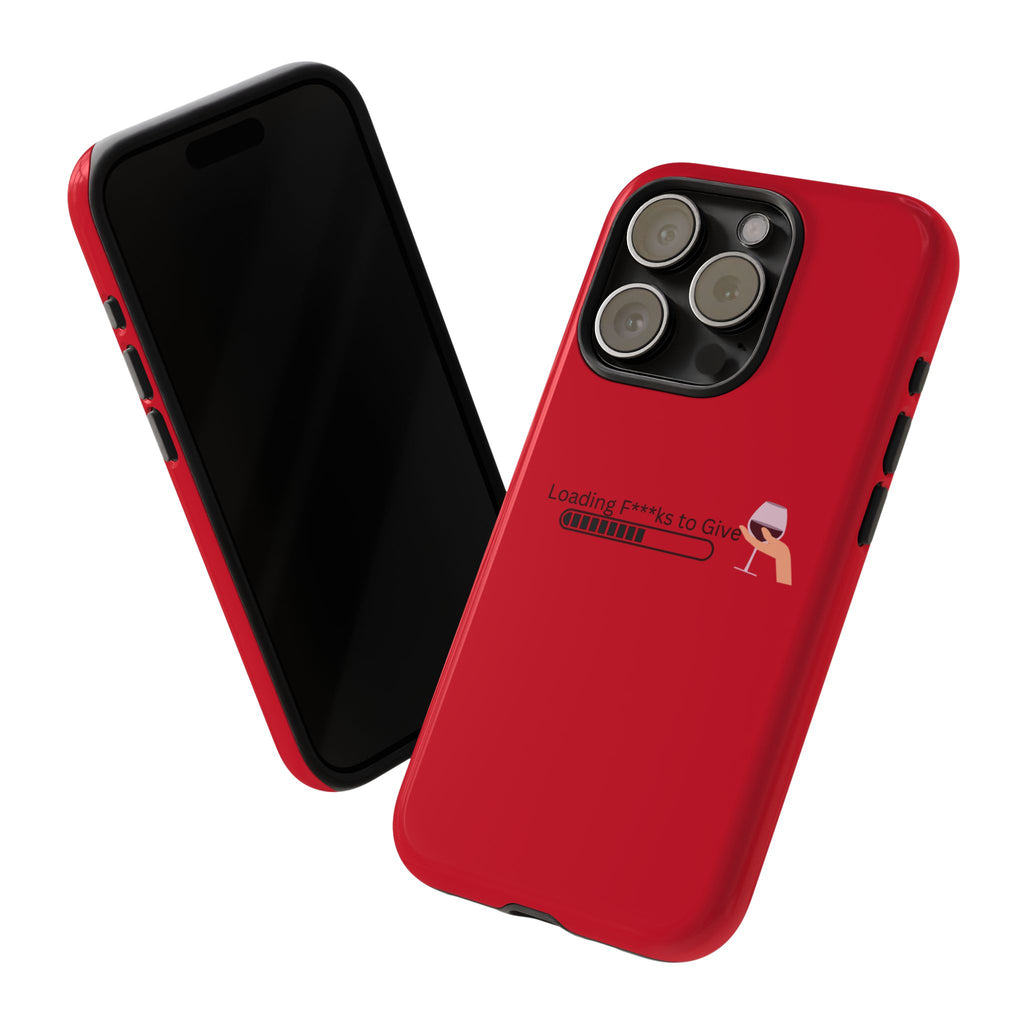 Loading F***s to Give, Tough Case | red phone case