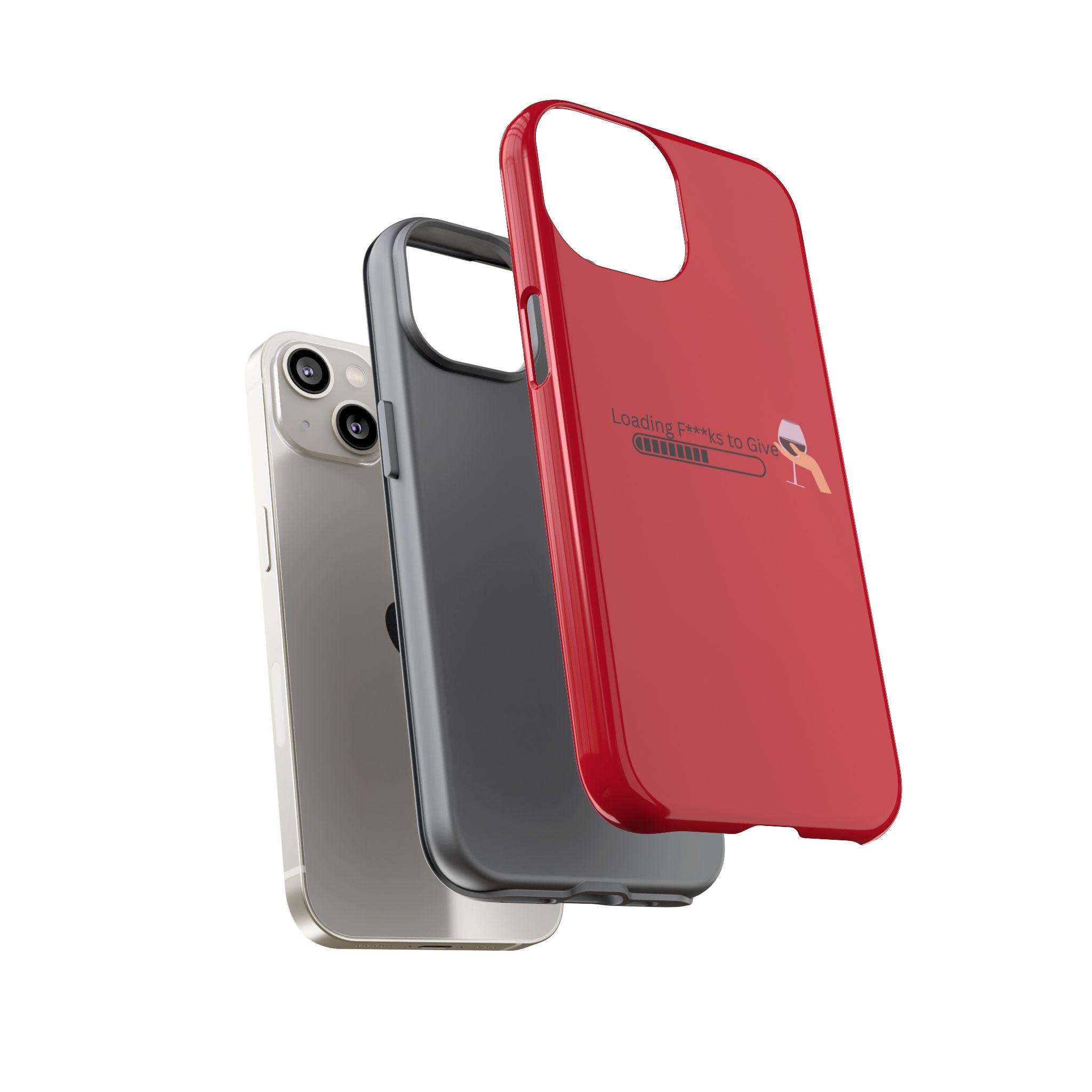Loading F***s to Give, Tough Case | red phone case