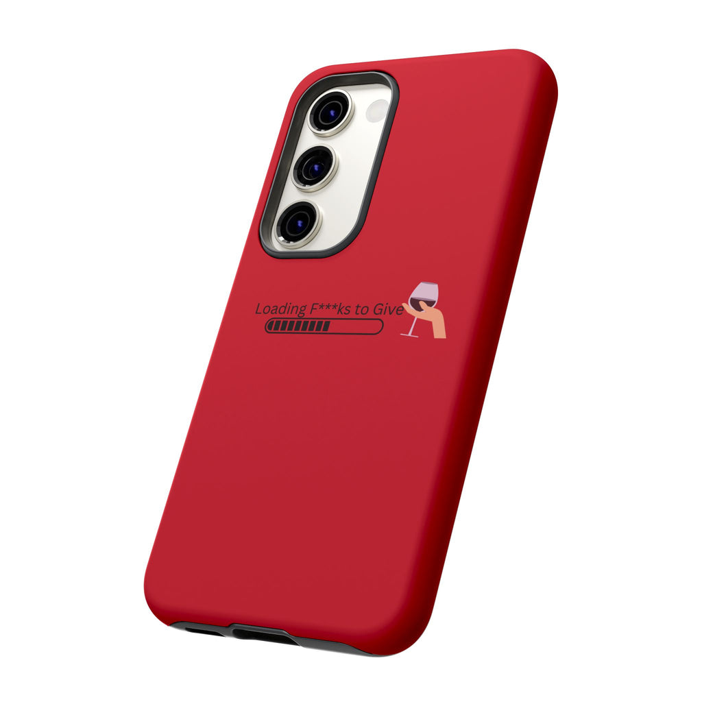 Loading F***s to Give, Tough Case | red phone case