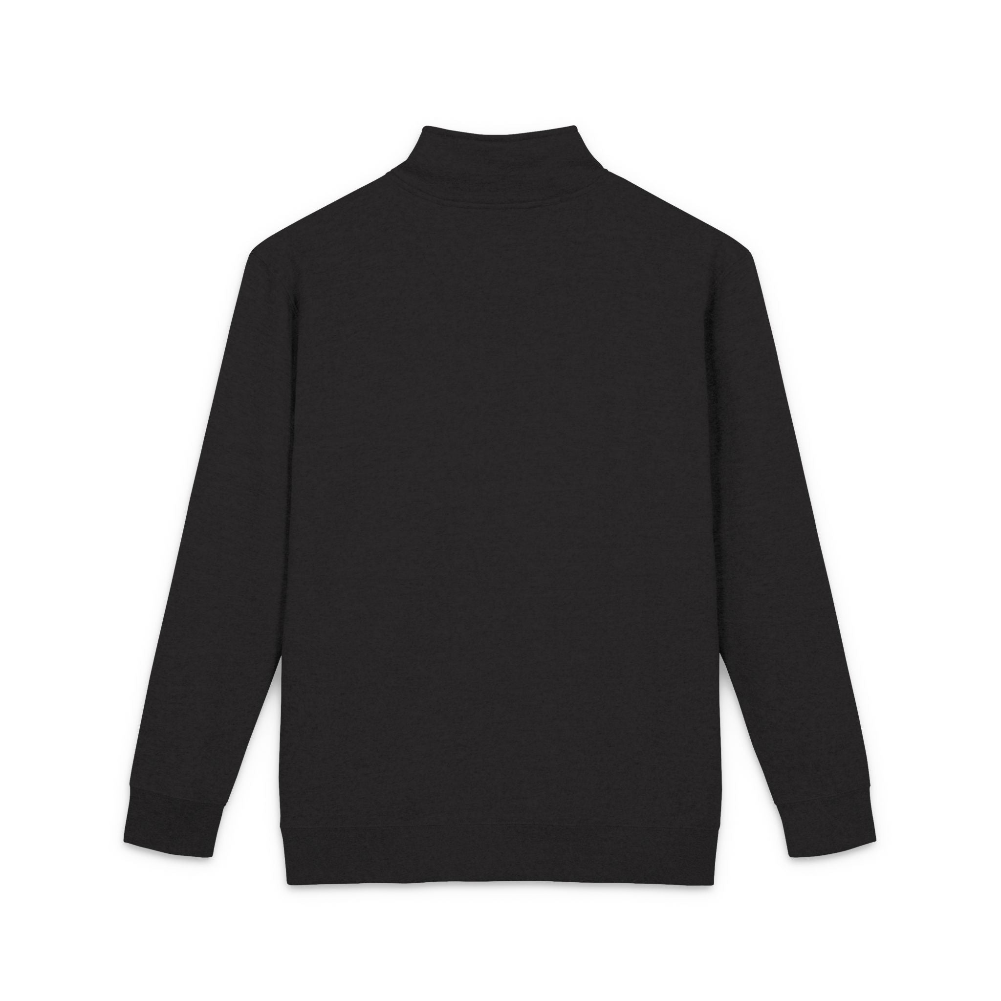 Embroidered Green Vine Quarter-Zip Pullover
