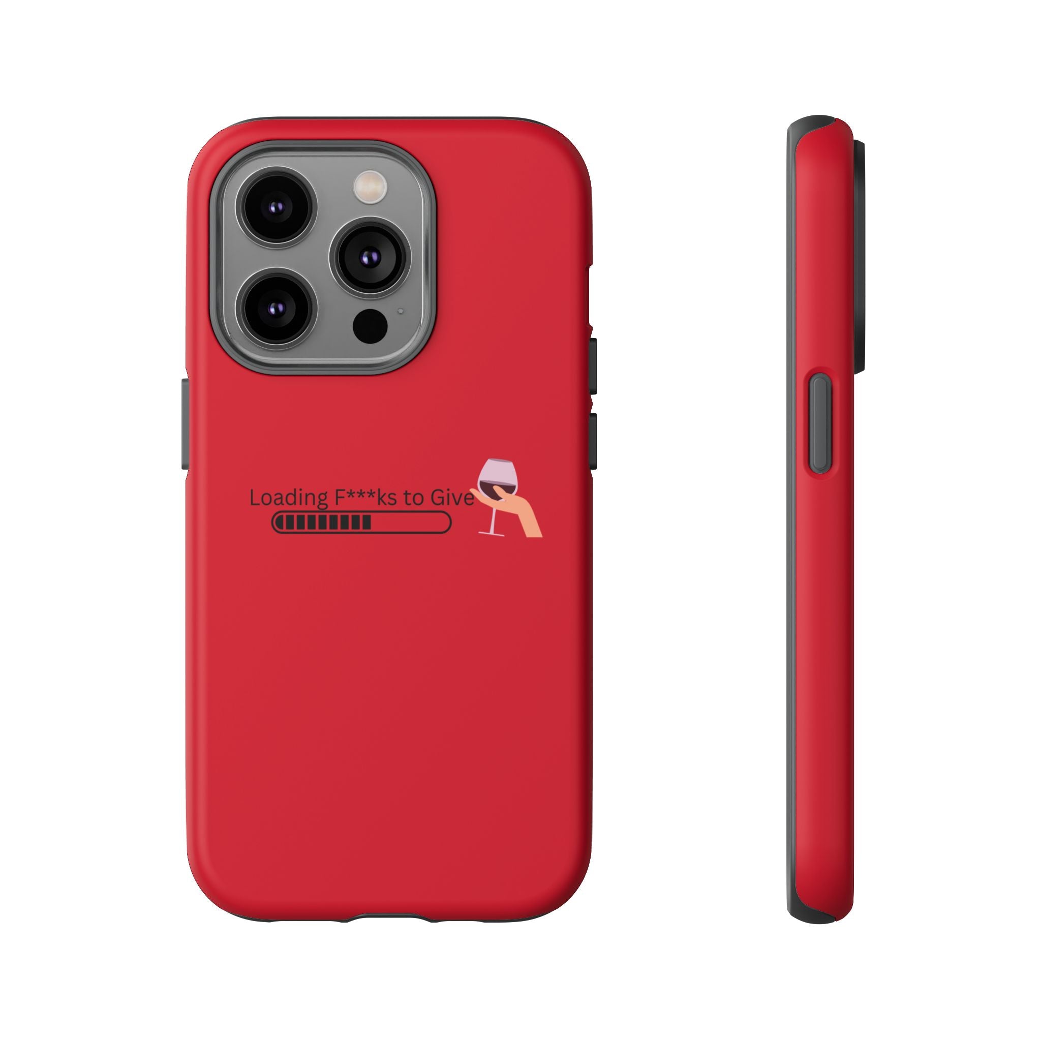 Loading F***s to Give, Tough Case | red phone case