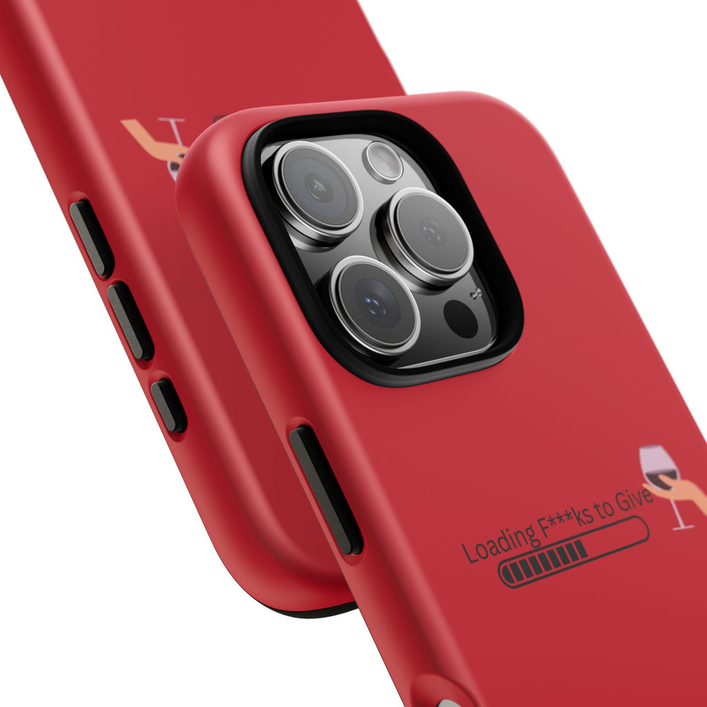 Loading F***s to Give, Tough Case | red phone case