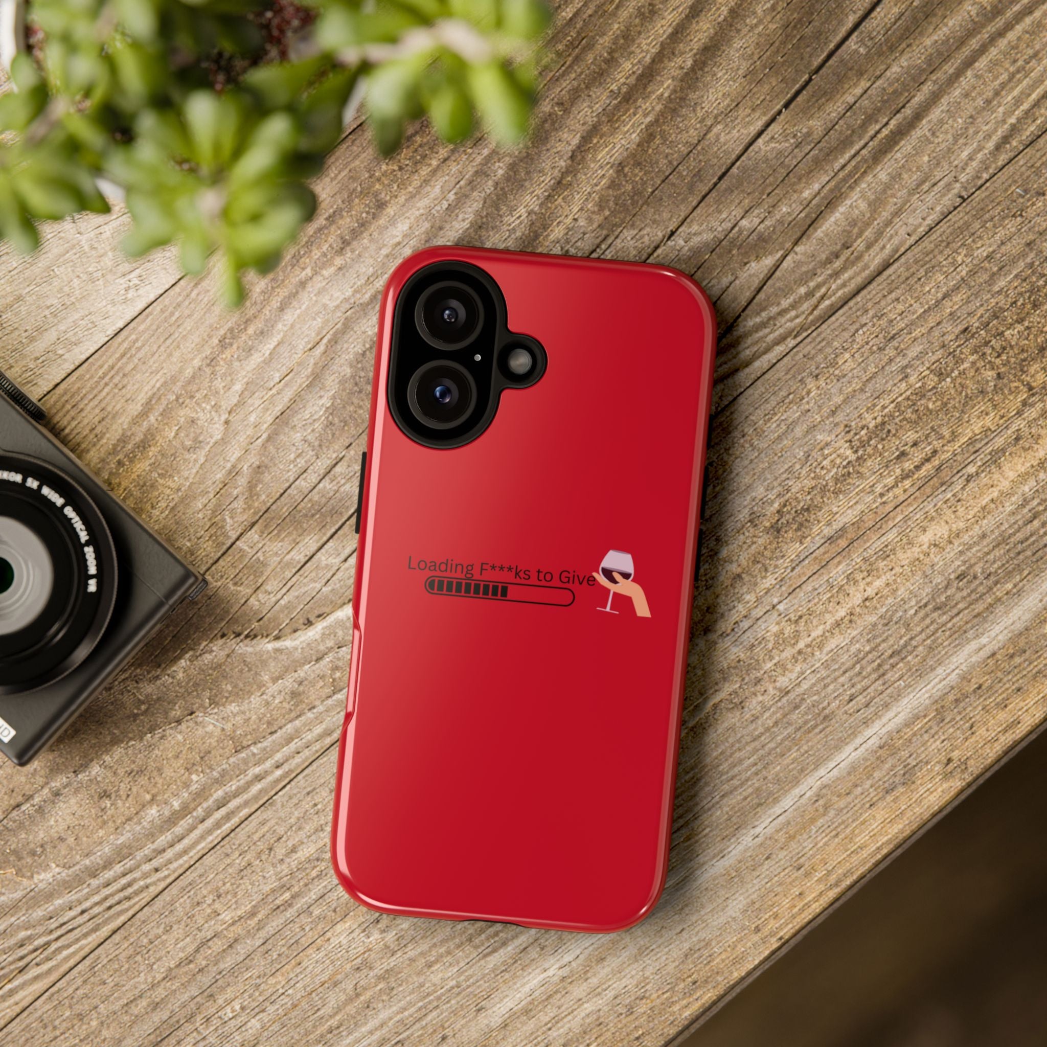Loading F***s to Give, Tough Case | red phone case