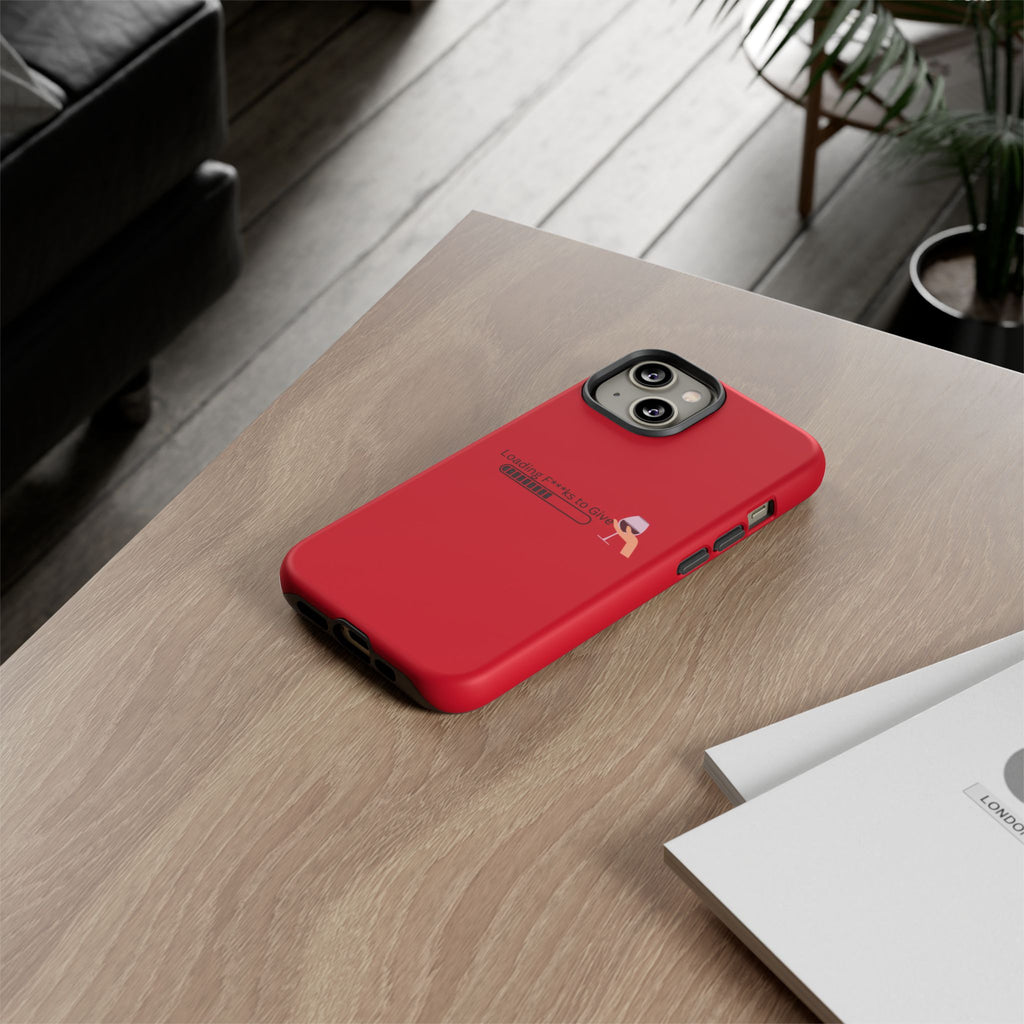 Loading F***s to Give, Tough Case | red phone case