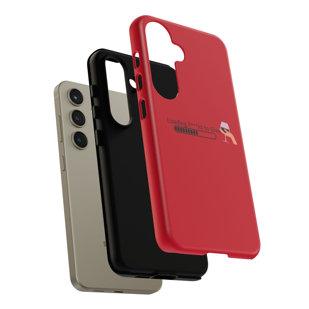 Loading F***s to Give, Tough Case | red phone case