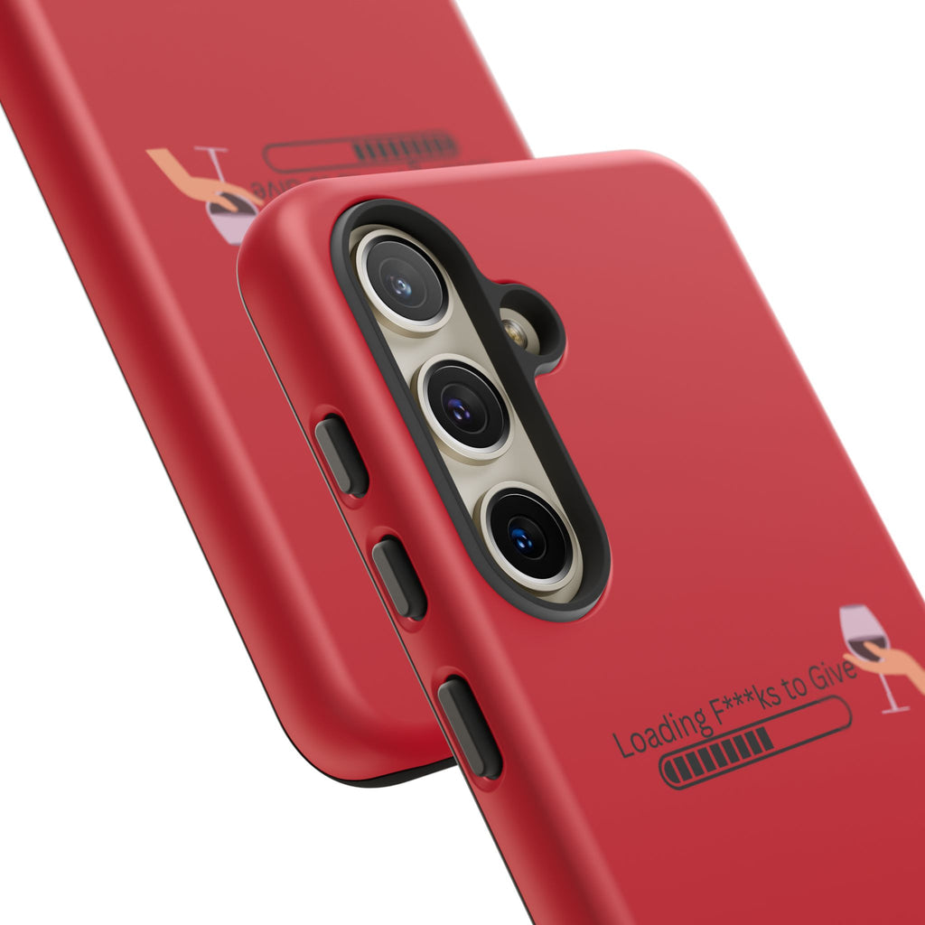Loading F***s to Give, Tough Case | red phone case