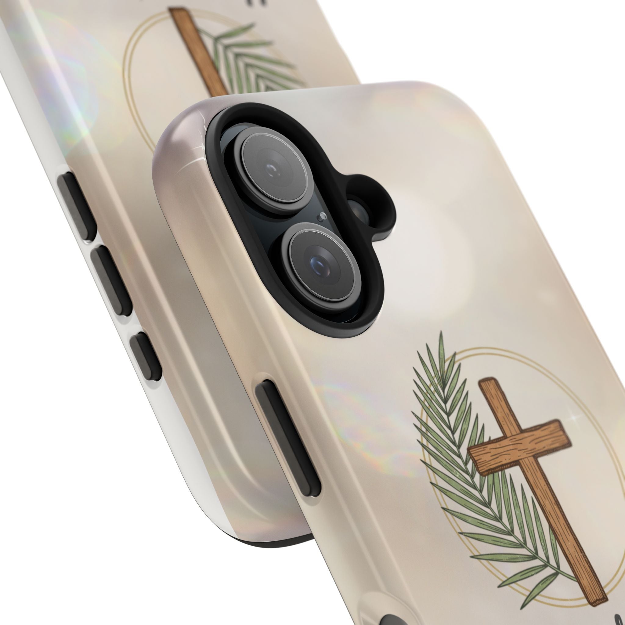 He Is Risen Cross Phone Case — Christian Easter Tough Phone Case