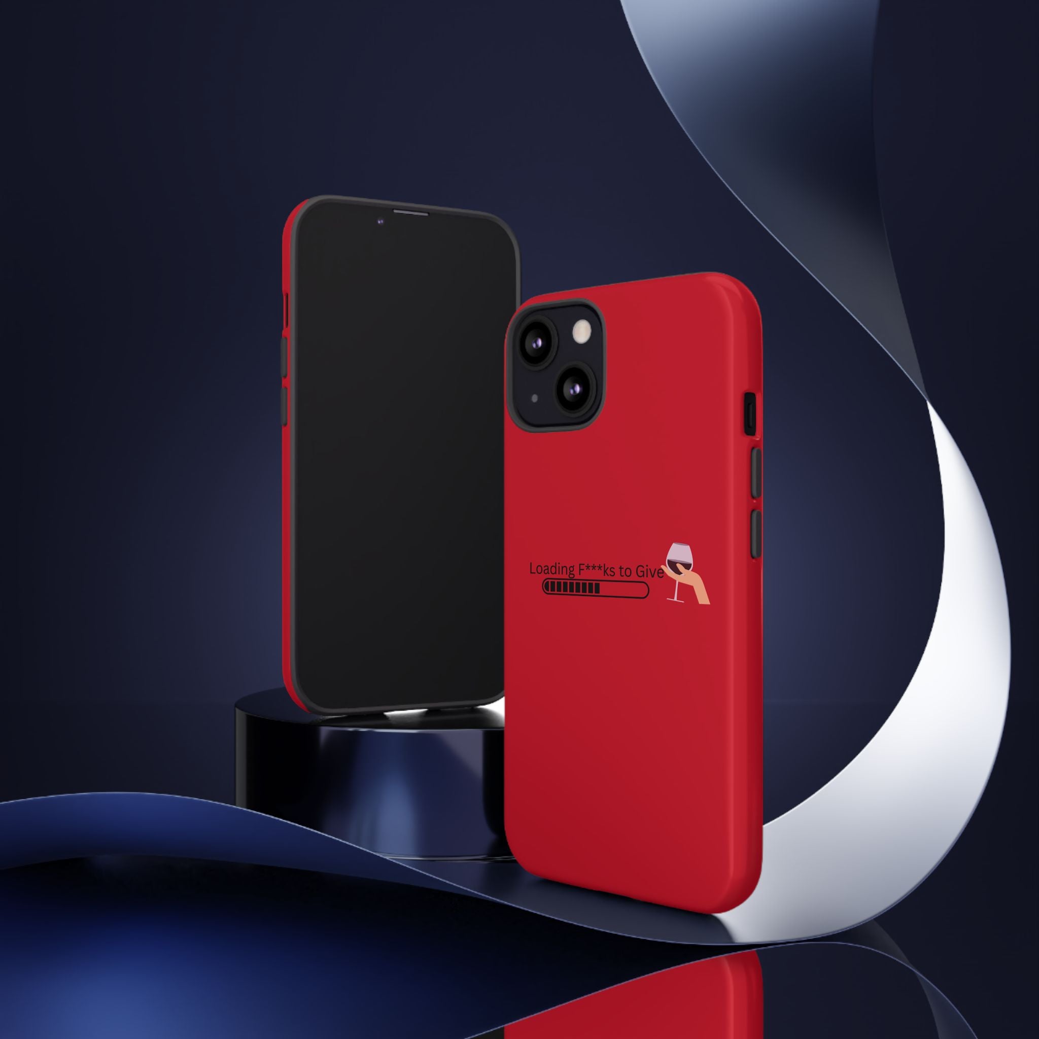 Loading F***s to Give, Tough Case | red phone case