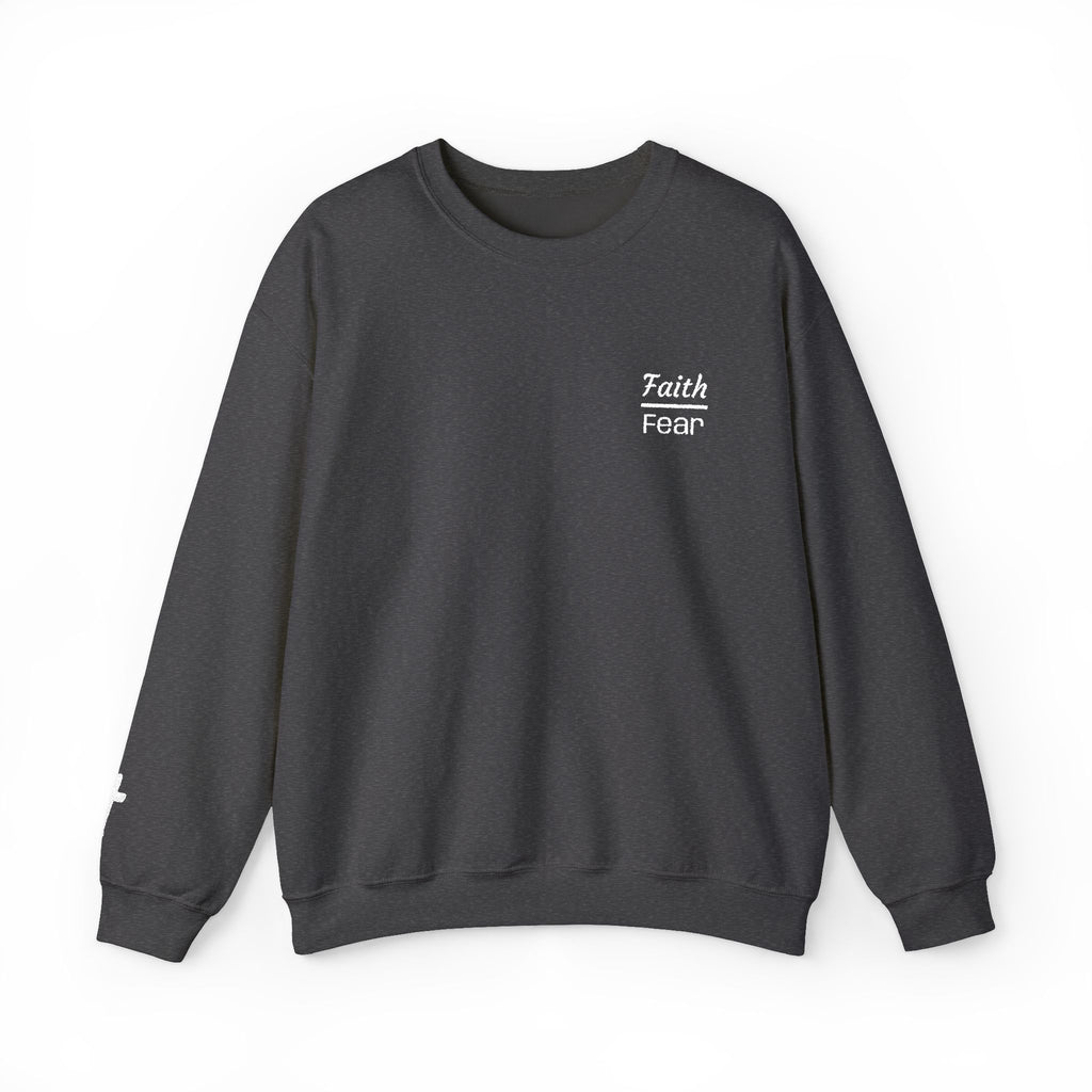 Faith Over Fear sweatshirt | small chest script logo