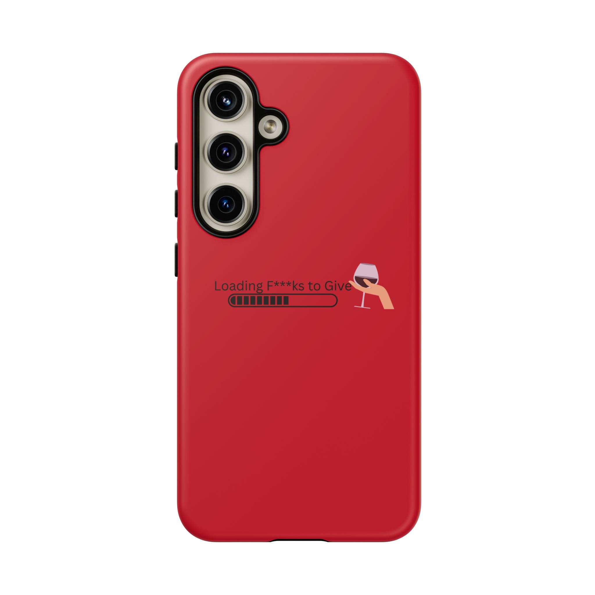 Loading F***s to Give, Tough Case | red phone case