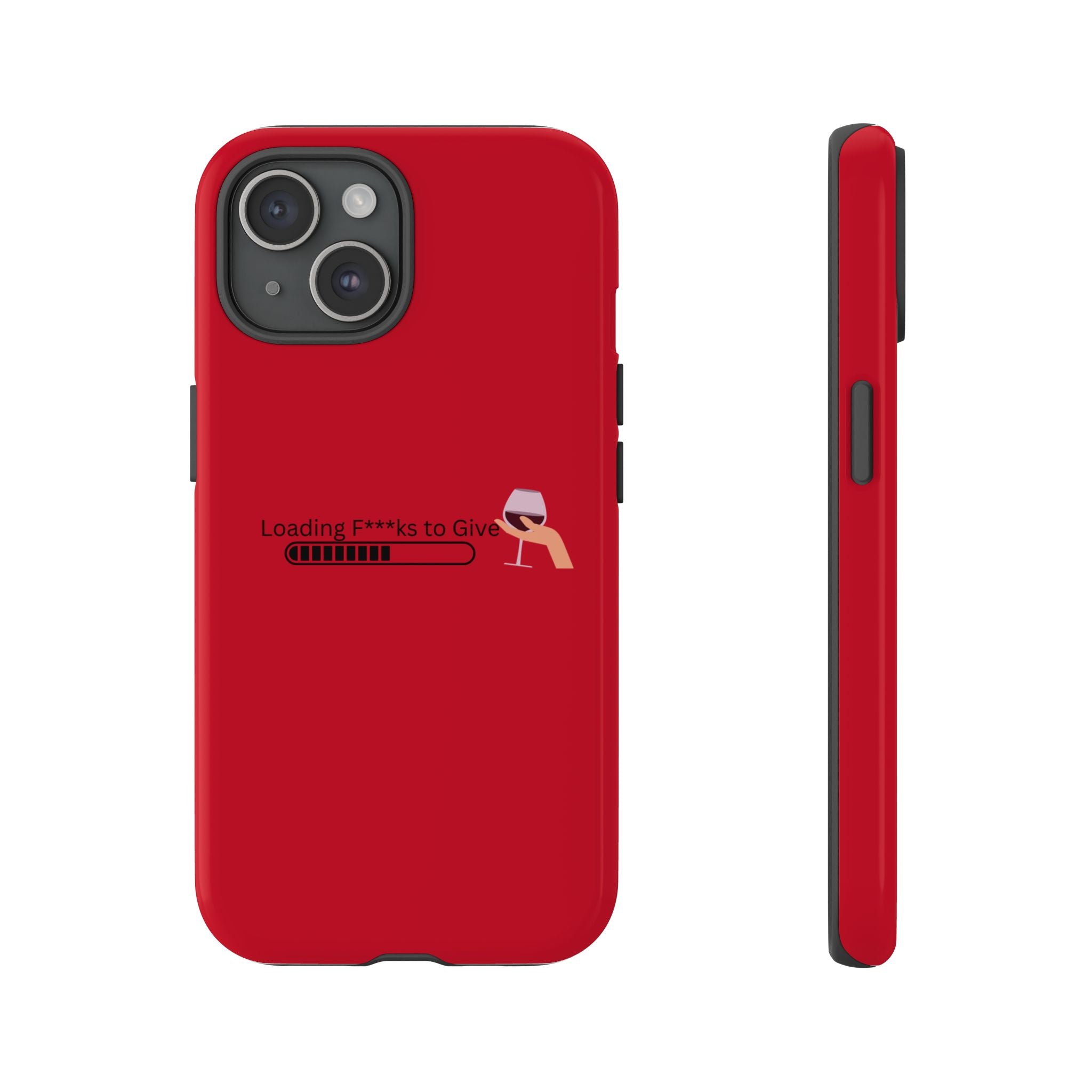 Loading F***s to Give, Tough Case | red phone case