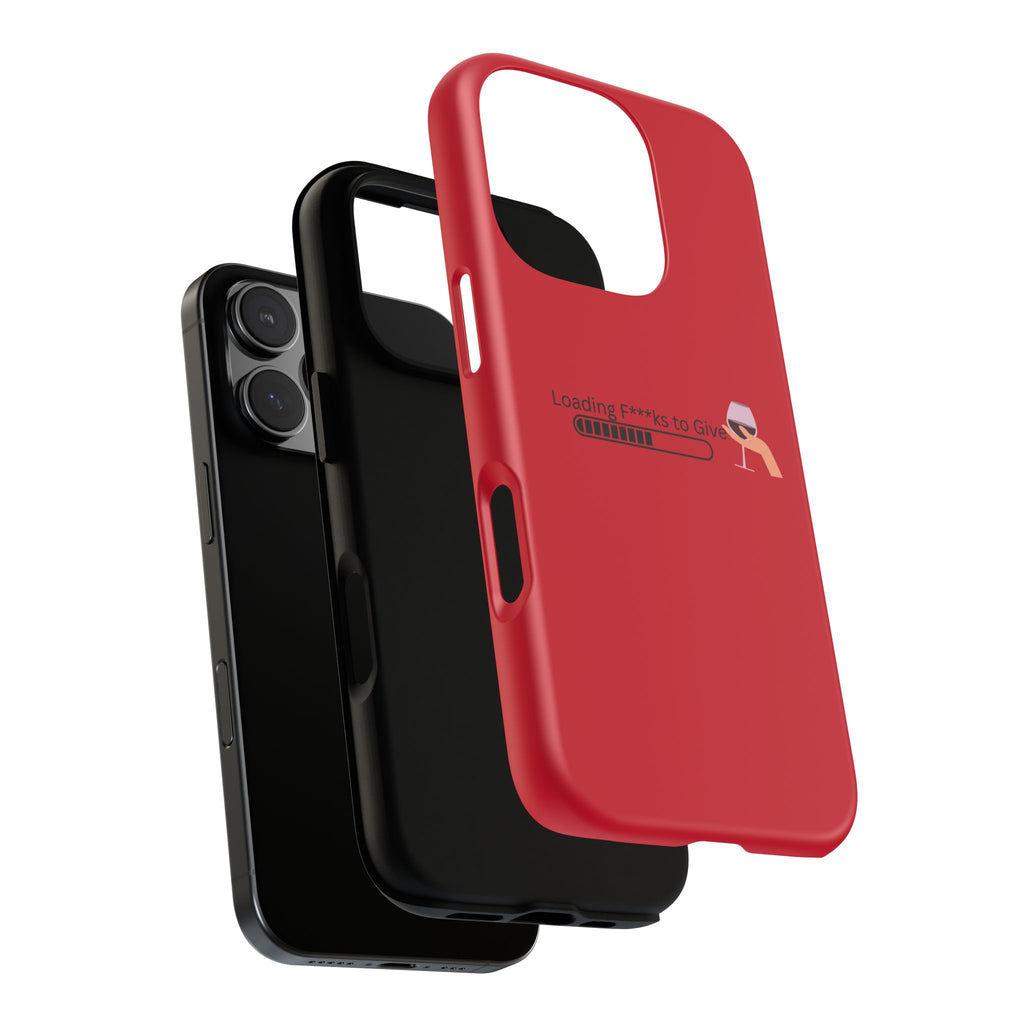 Loading F***s to Give, Tough Case | red phone case