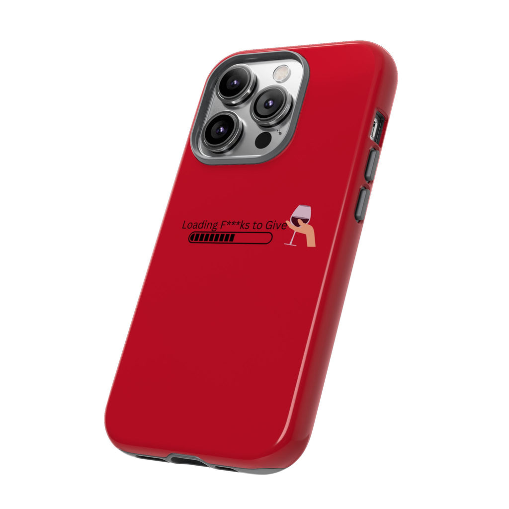 Loading F***s to Give, Tough Case | red phone case