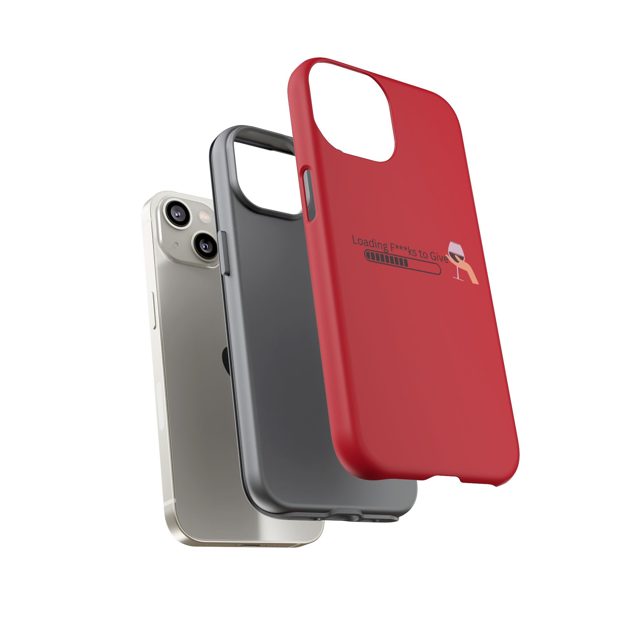 Loading F***s to Give, Tough Case | red phone case