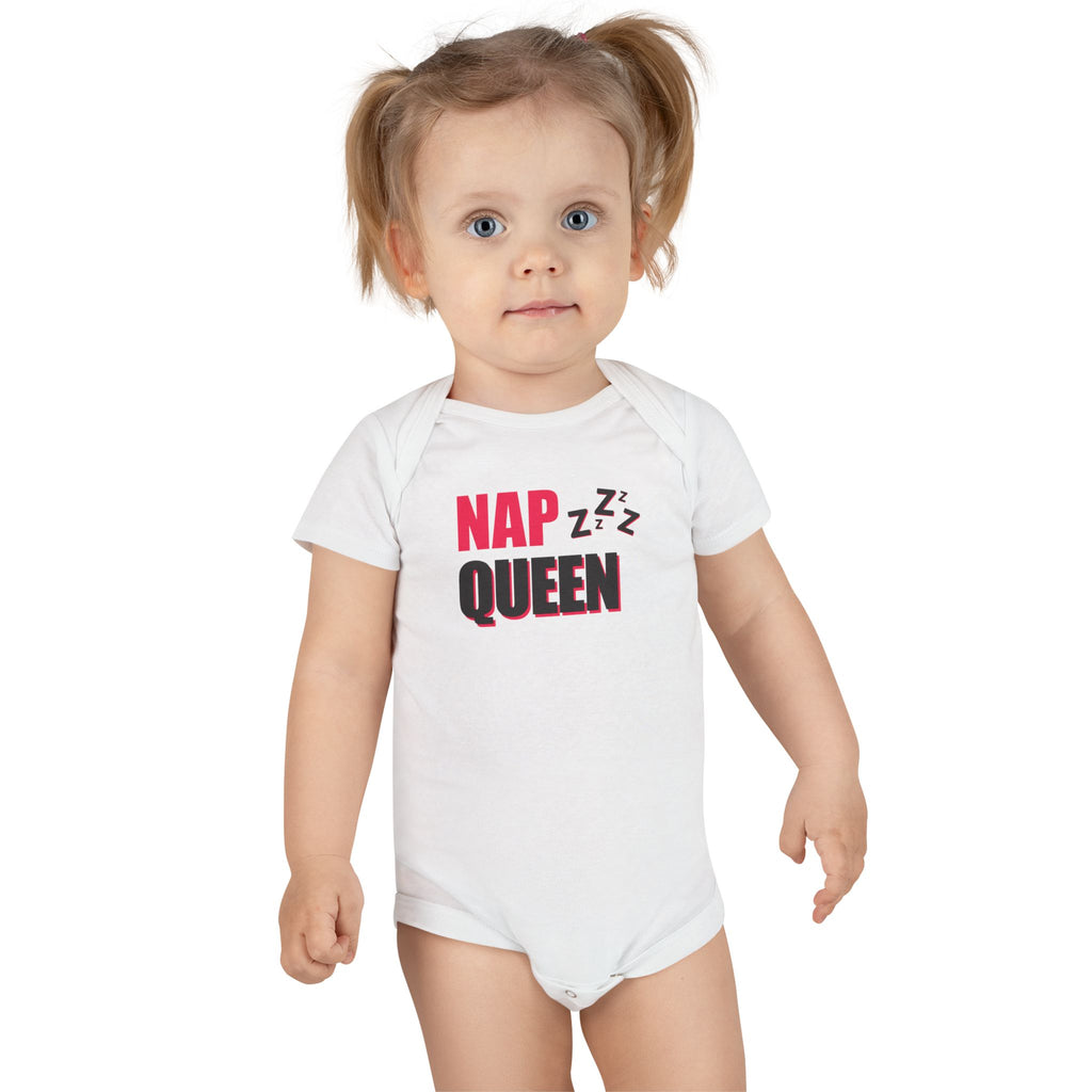 Nap Queen Baby Onesie - Organic Cotton Bodysuit