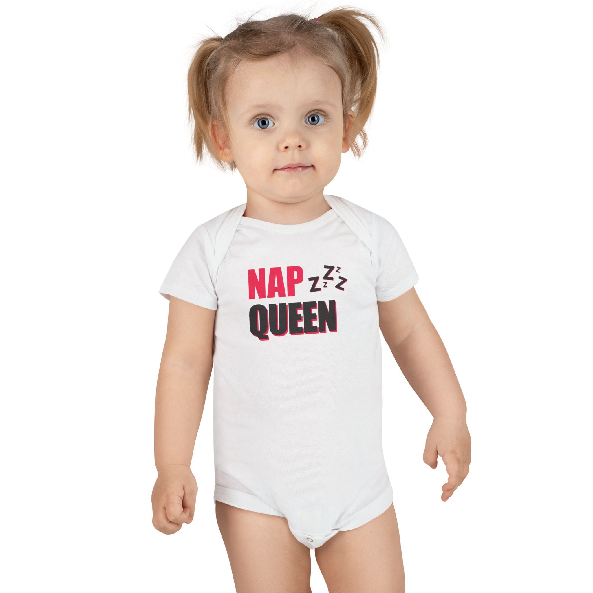 Nap Queen Baby Onesie - Organic Cotton Bodysuit