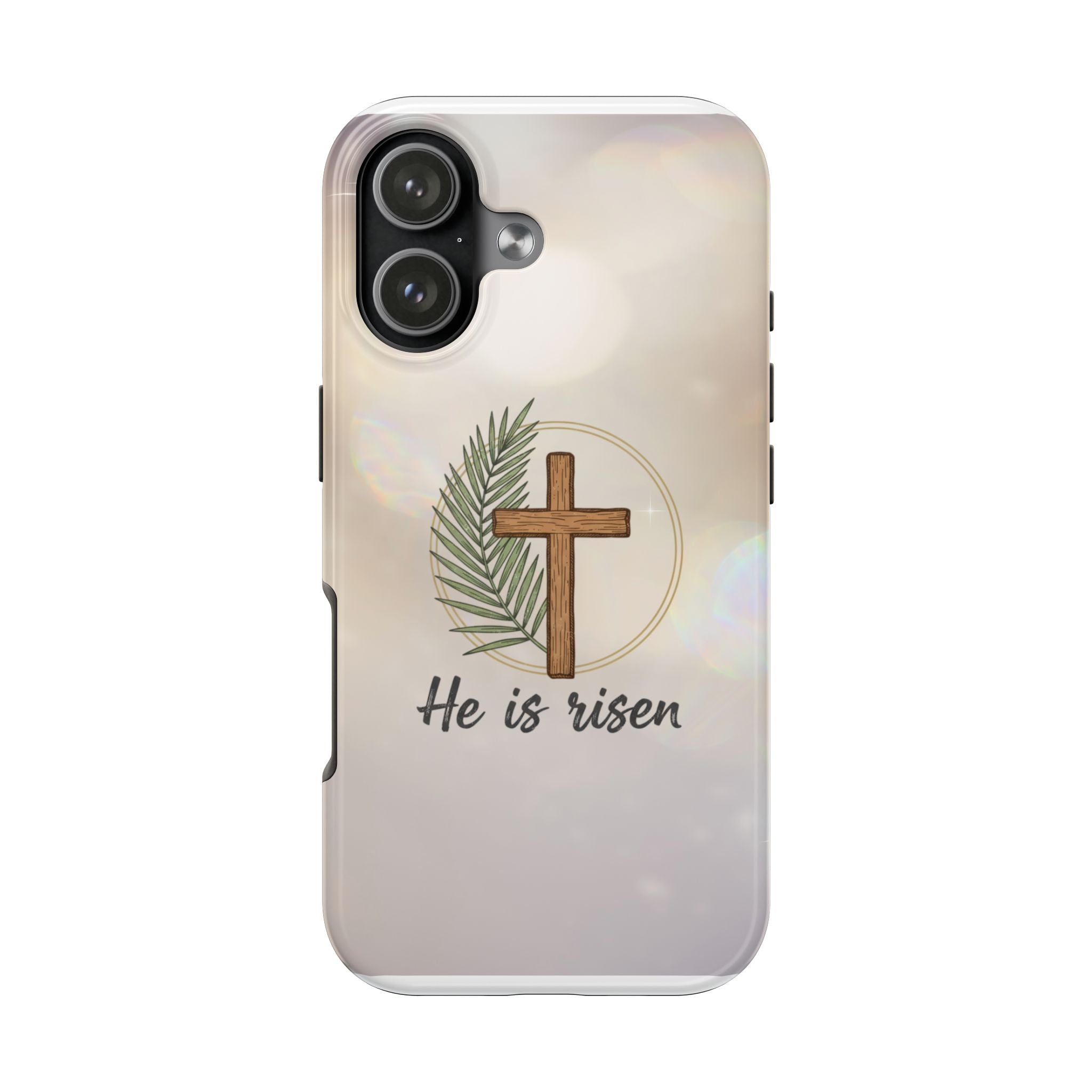 He Is Risen Cross Phone Case — Christian Easter Tough Phone Case