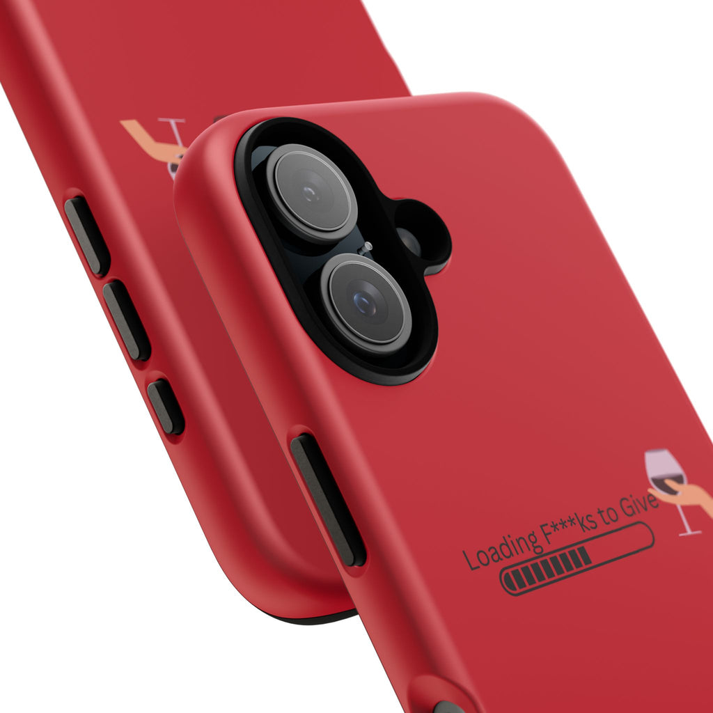Loading F***s to Give, Tough Case | red phone case