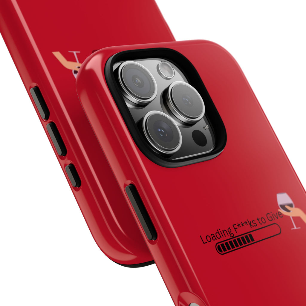 Loading F***s to Give, Tough Case | red phone case
