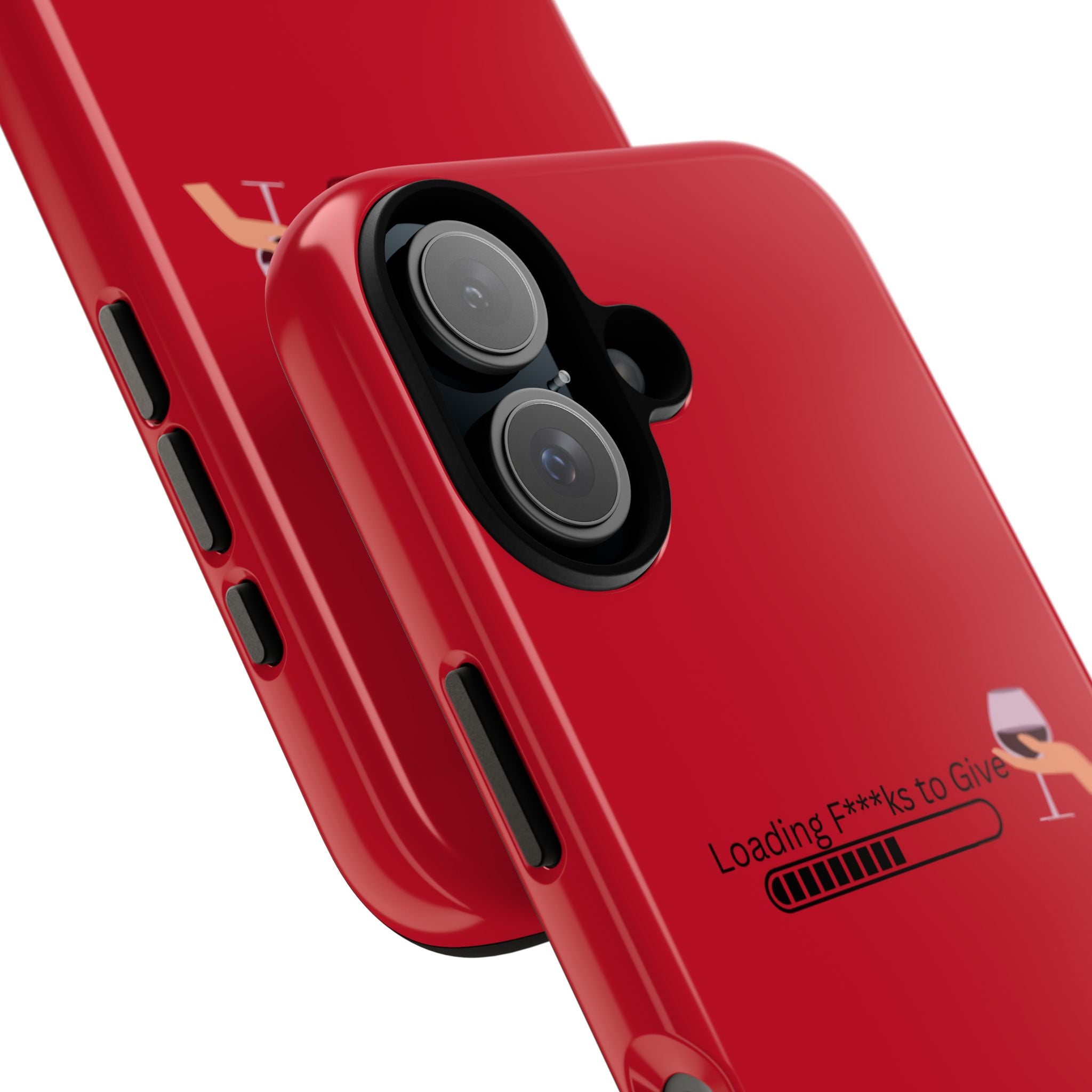 Loading F***s to Give, Tough Case | red phone case