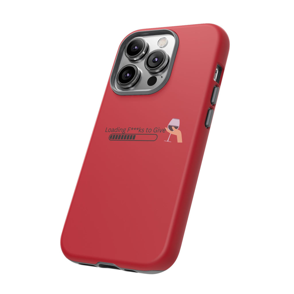 Loading F***s to Give, Tough Case | red phone case