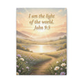 John 9:5 Sunrise Landscape Canva Wall Art
