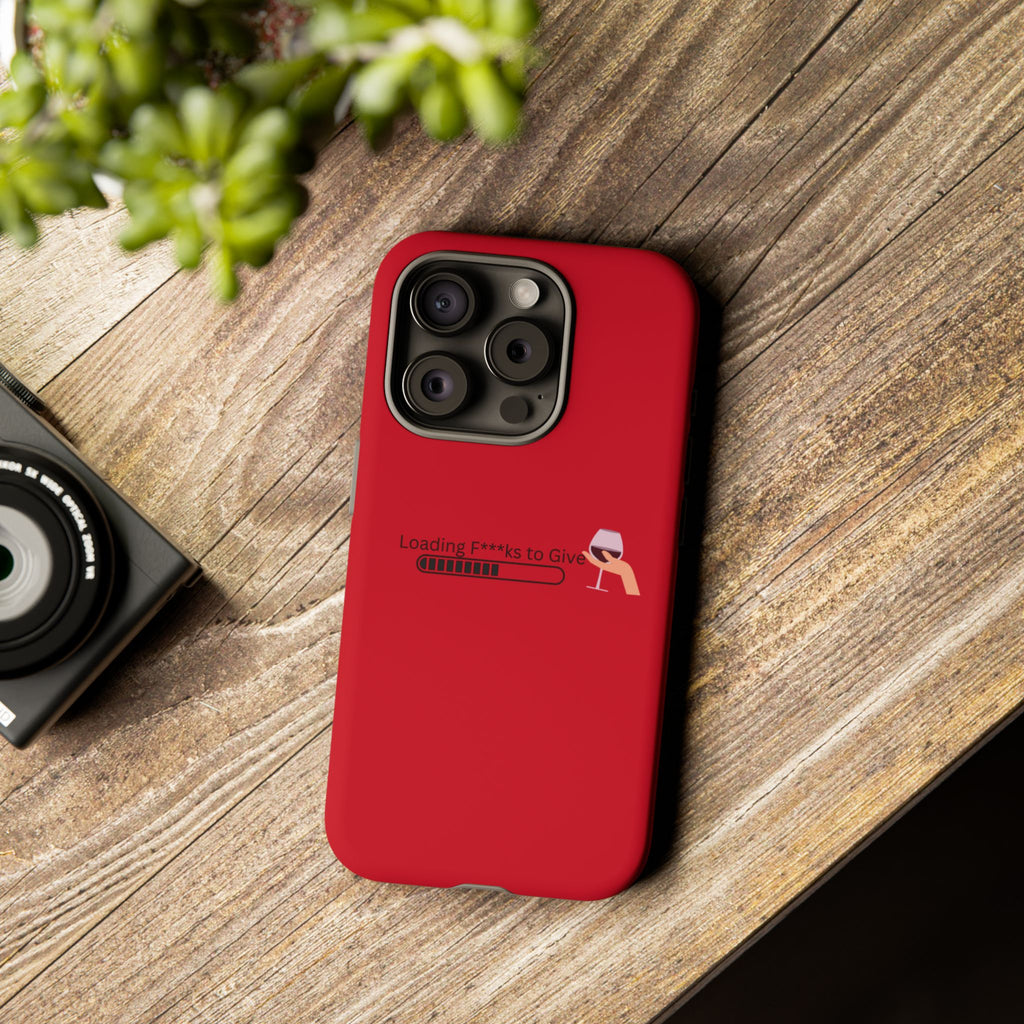 Loading F***s to Give, Tough Case | red phone case