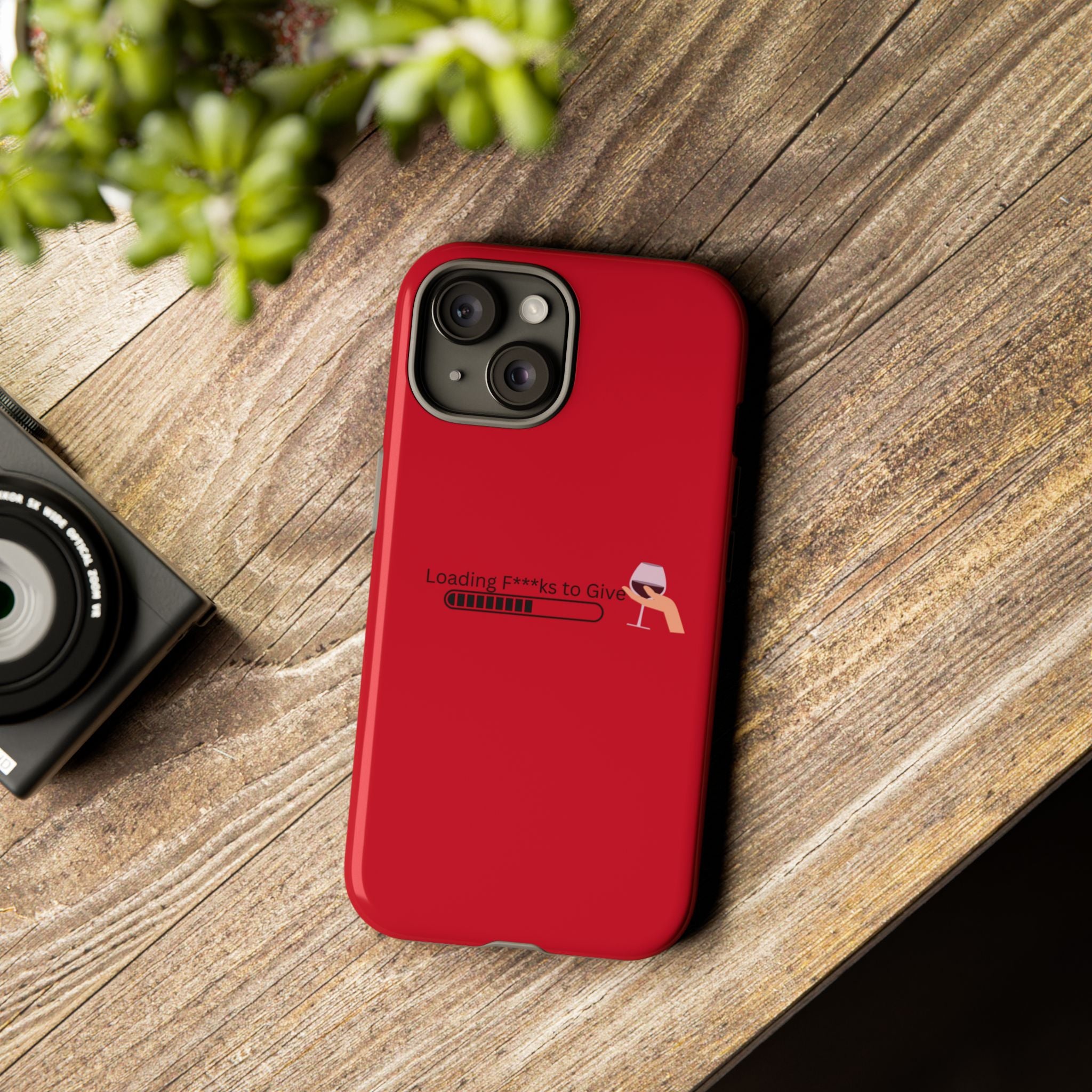 Loading F***s to Give, Tough Case | red phone case