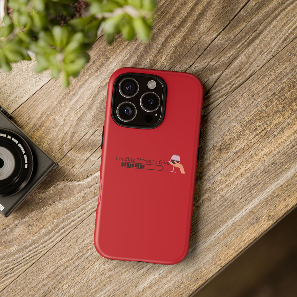 Loading F***s to Give, Tough Case | red phone case